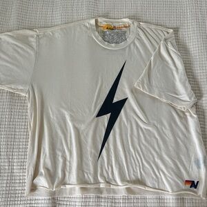 NWOT Aviator Nation Boyfriend bolt T-Shirt